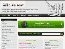 Tablet Screenshot of nzgp-webdirectory.co.nz